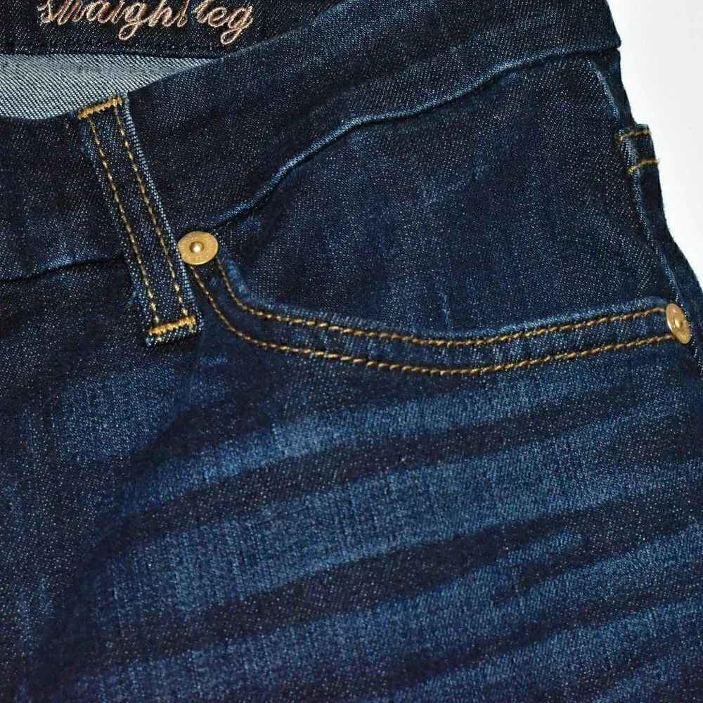 7 For all Mankind Kimmie Straight Leg Mid Rise Denim Jeans